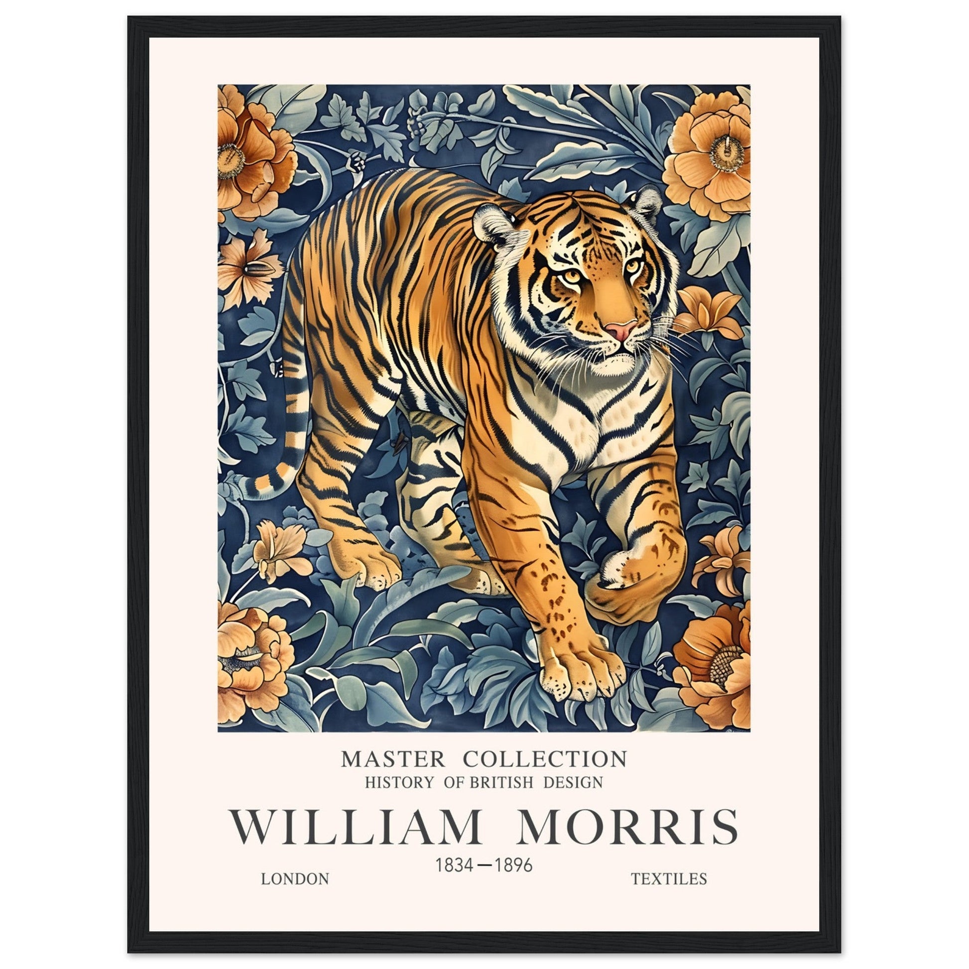 William Morris Master Collection - The Majestic Tiger Print - Framed, , , , #illieeart