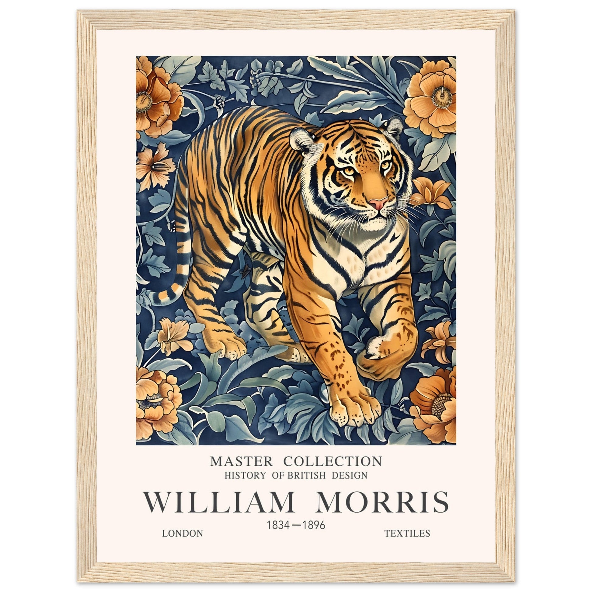 William Morris Master Collection - The Majestic Tiger Print - Framed, , , , #illieeart