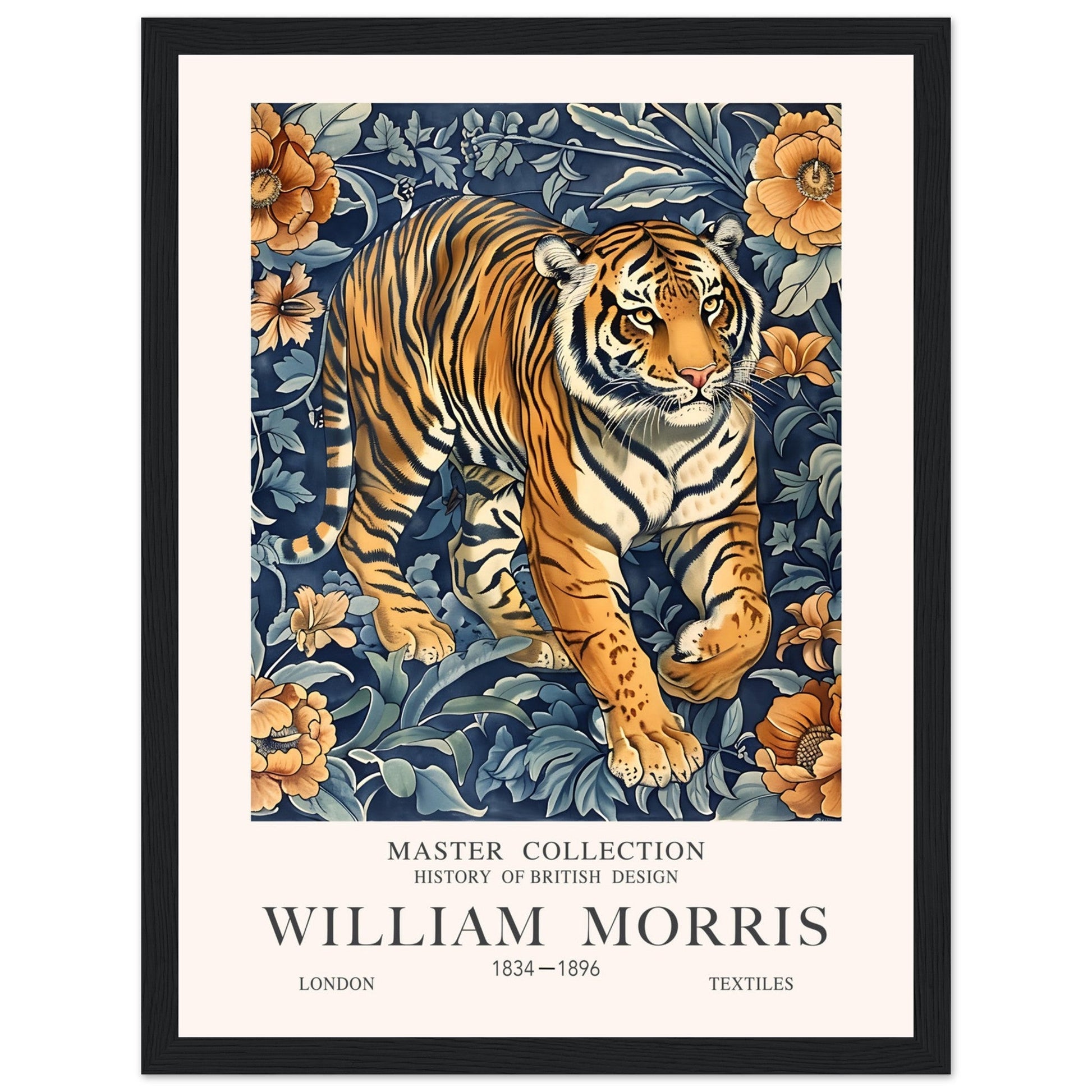William Morris Master Collection - The Majestic Tiger Print - Framed, , , , #illieeart