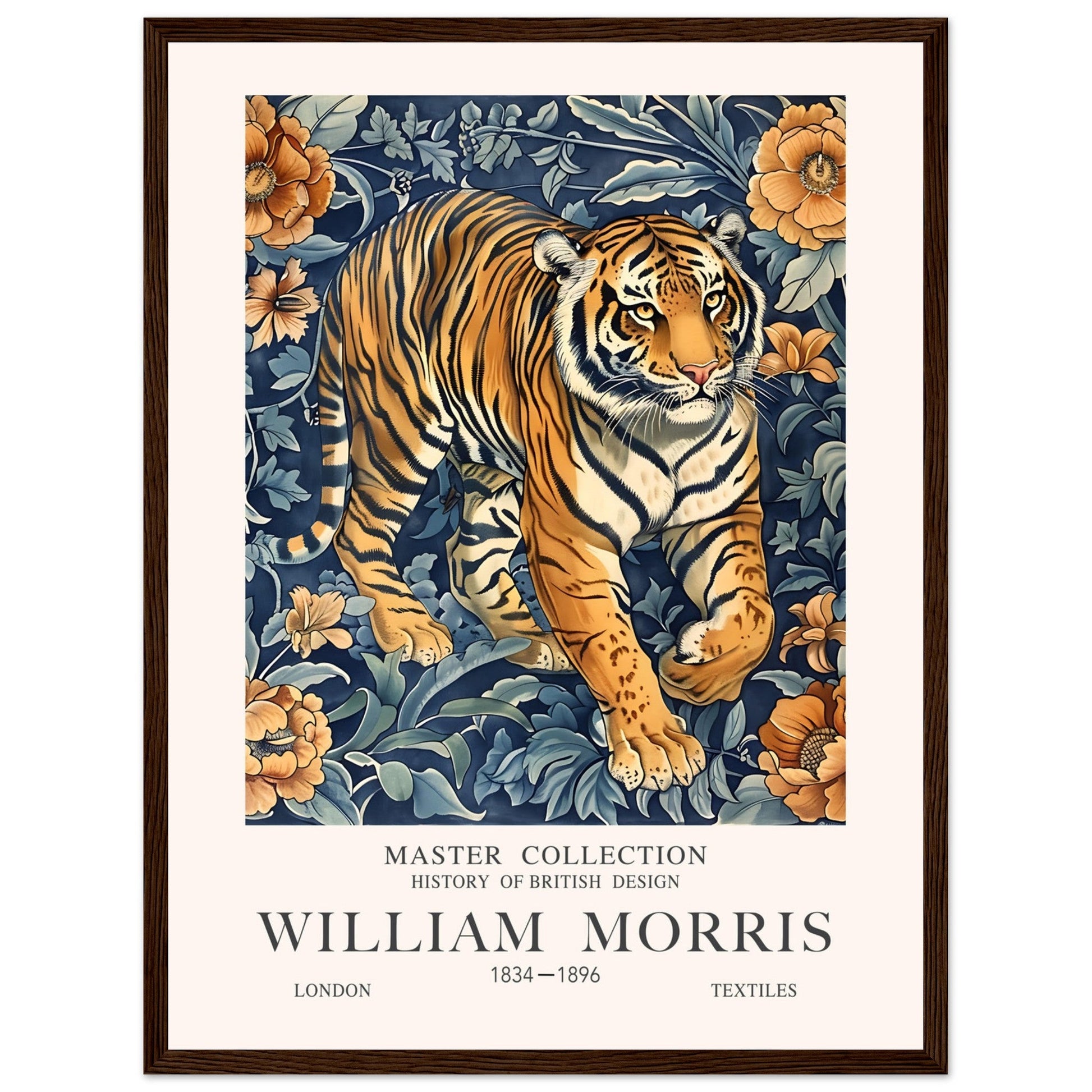 William Morris Master Collection - The Majestic Tiger Print - Framed, , , , #illieeart