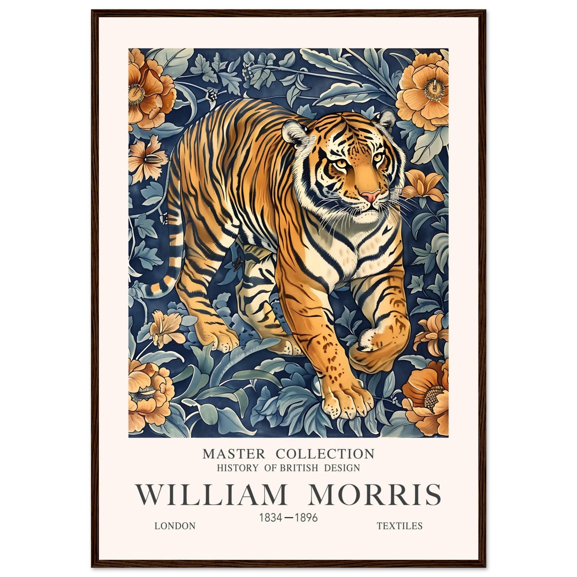William Morris Master Collection - The Majestic Tiger Print - Framed, , , , #illieeart