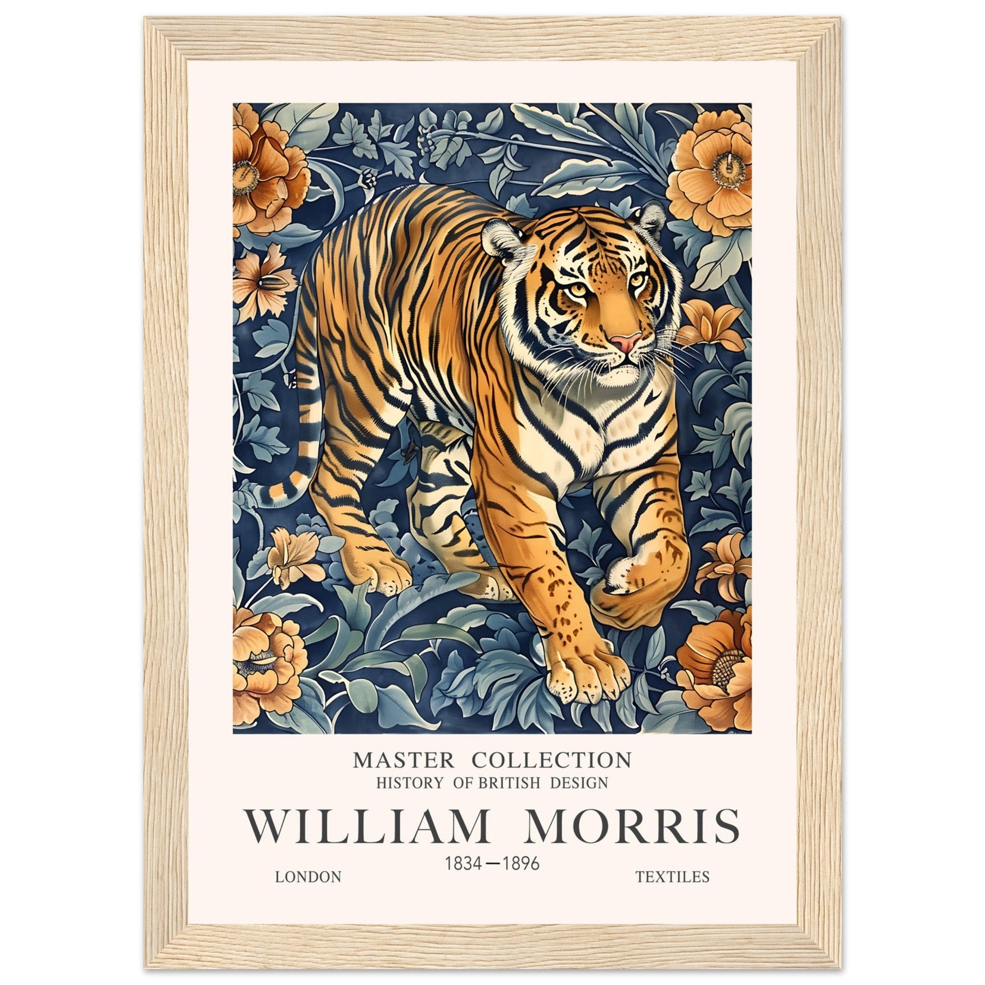 William Morris Master Collection - The Majestic Tiger Print - Framed, , , , #illieeart