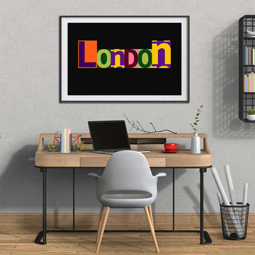 London City Sign London, london city sign, London Print, Typography, #illieeart