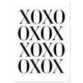 XOXO, Black and white, Typography, , #illieeart #