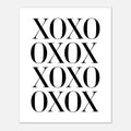 XOXO, Black and white, Typography, , #illieeart #