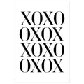 XOXO, Black and white, Typography, , #illieeart #