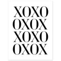 XOXO, Black and white, Typography, , #illieeart #
