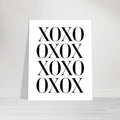 XOXO, Black and white, Typography, , #illieeart #