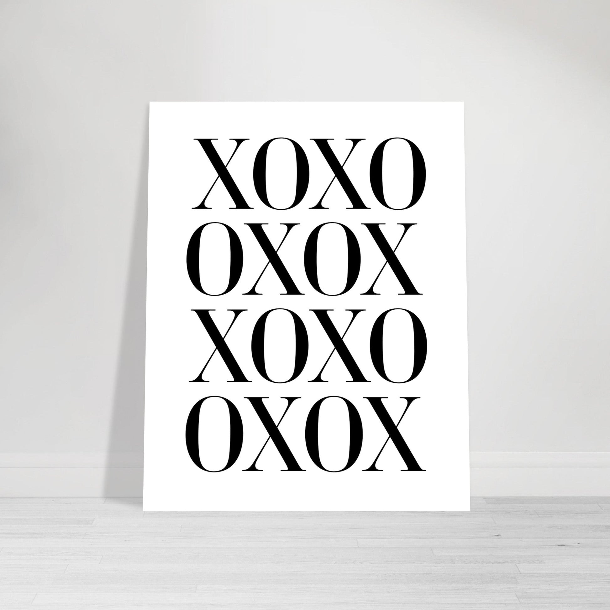 XOXO, Black and white, Typography, , #illieeart #
