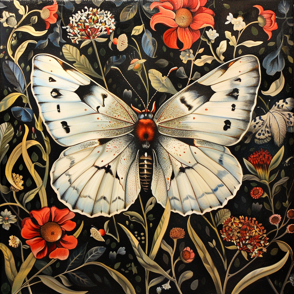 Butterfly Wall Art – Vintage Botanical & Floral Prints