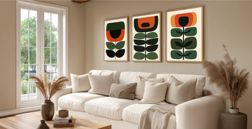 Shop sets of 2 wall art prints, including botanical, floral, abstract and landscape designs for living rooms, bedrooms and hallways.