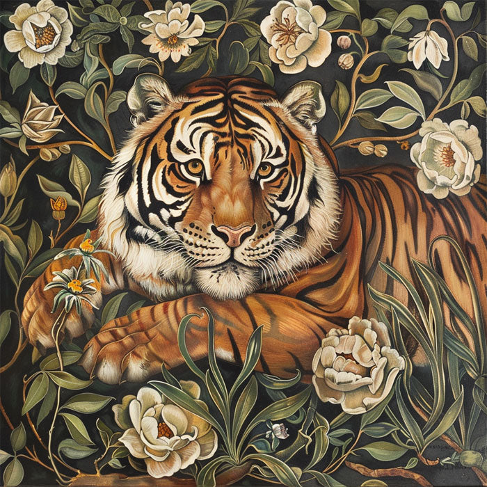 William Morris Style Animal Prints