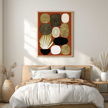 Mid-Century Boho Art