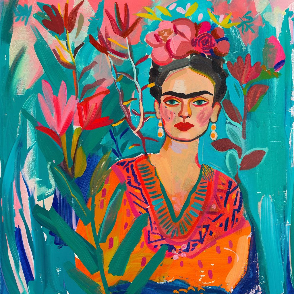 Frida Kahlo Mexican Women Artist Art Print