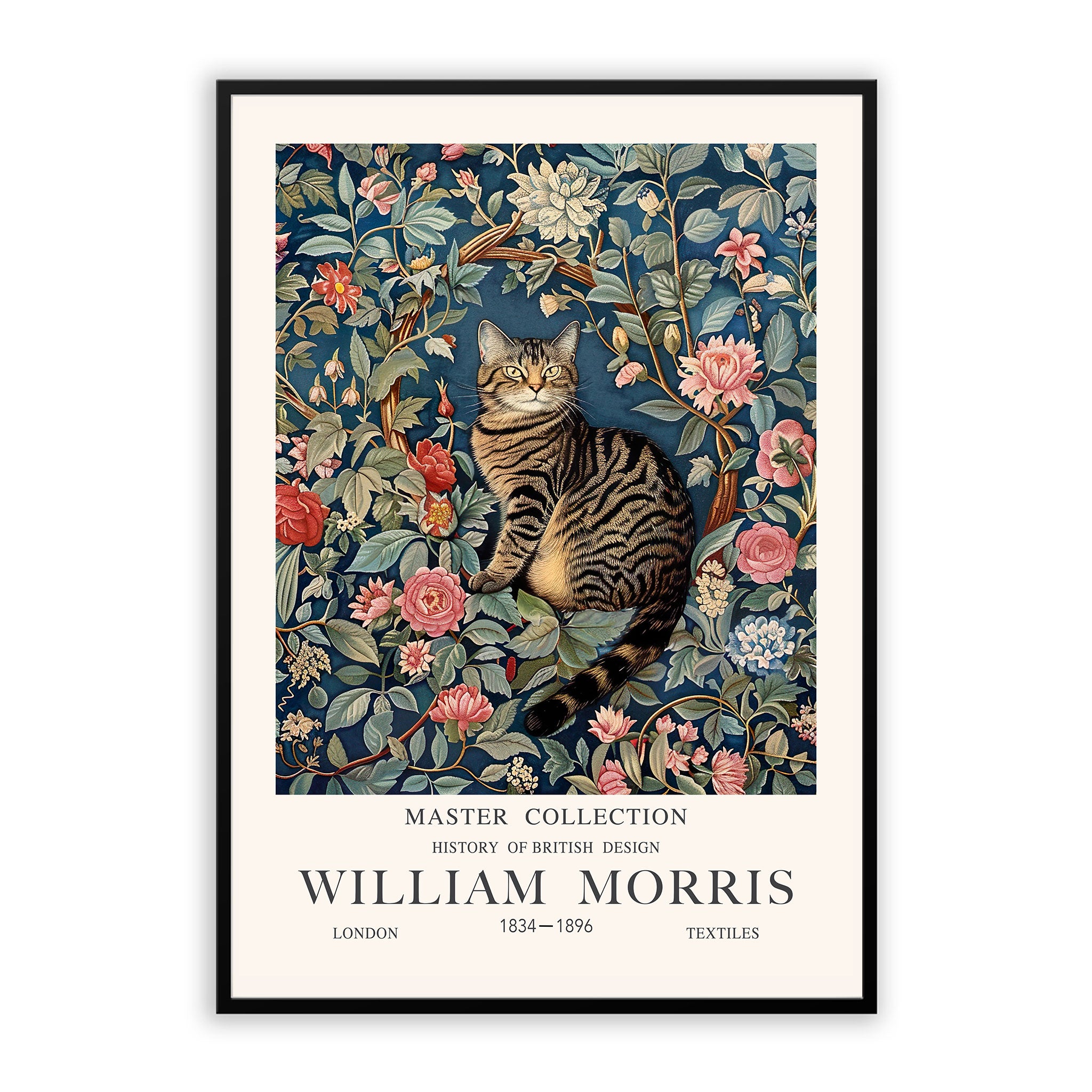 William Morris Vintage Cat 053