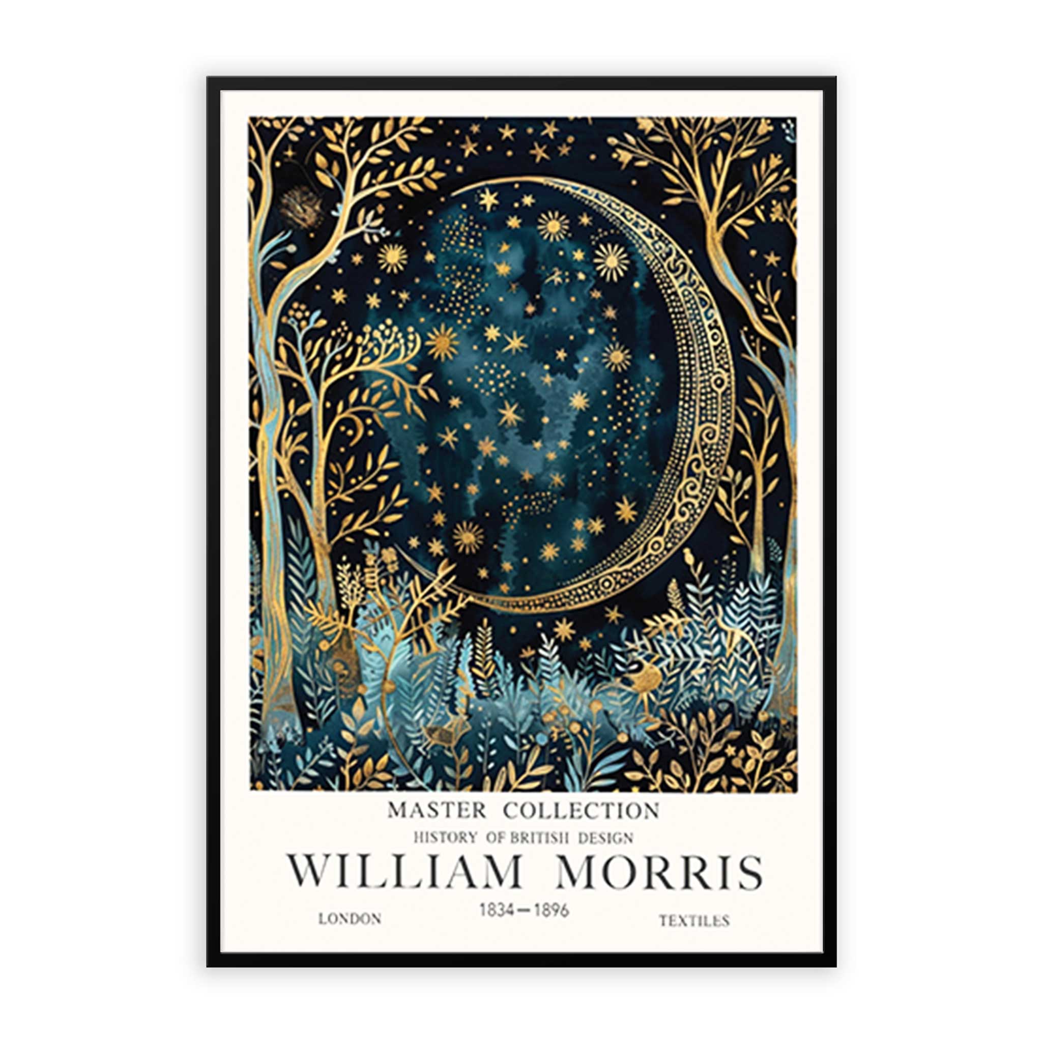 William Morris Moon & Stars 4