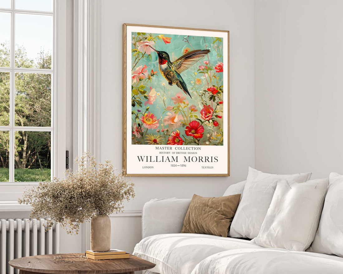 William Morris Print - Humming Bird