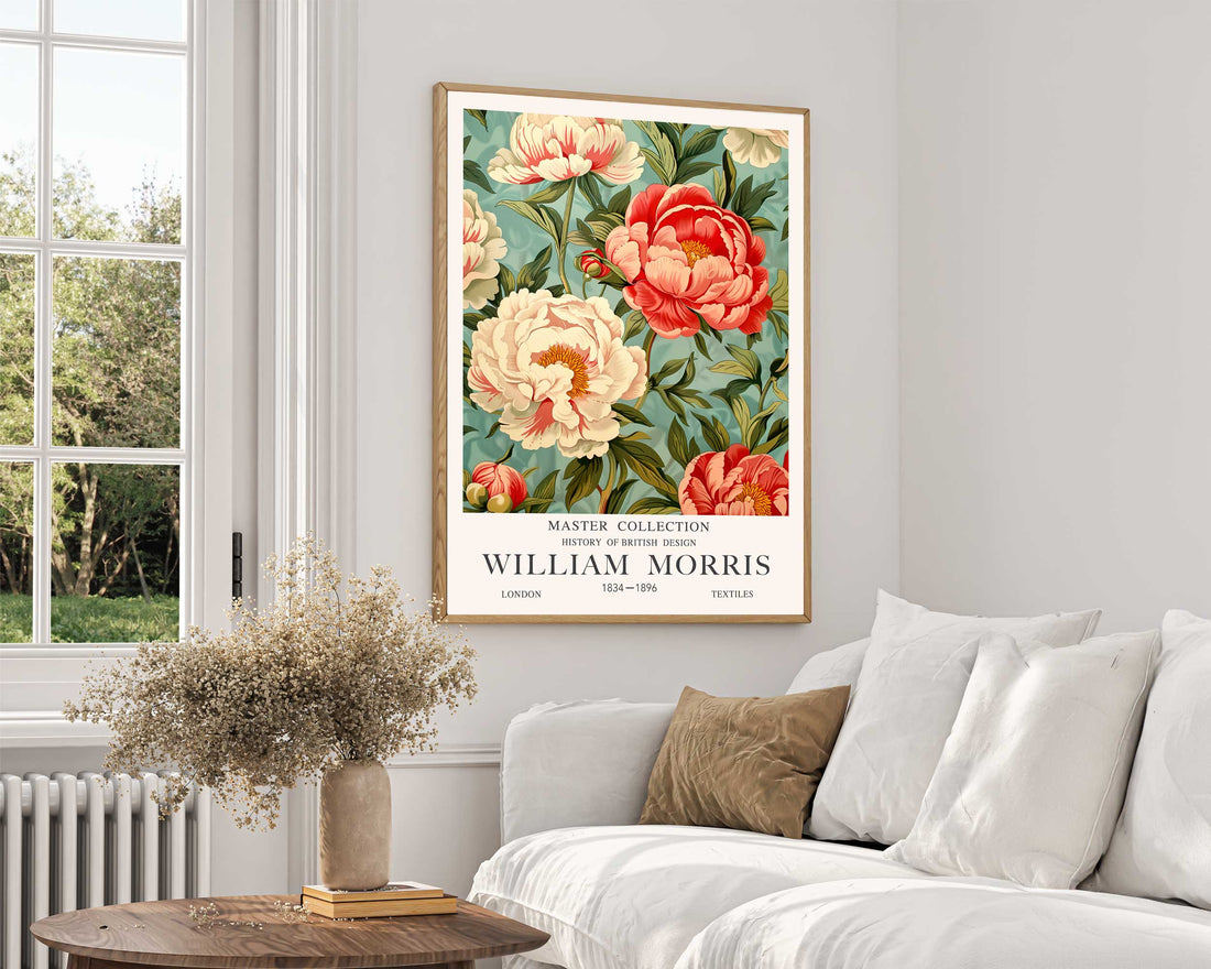 William Morris Print - Peonies