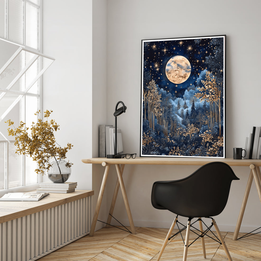 Celestial Full Moon Print