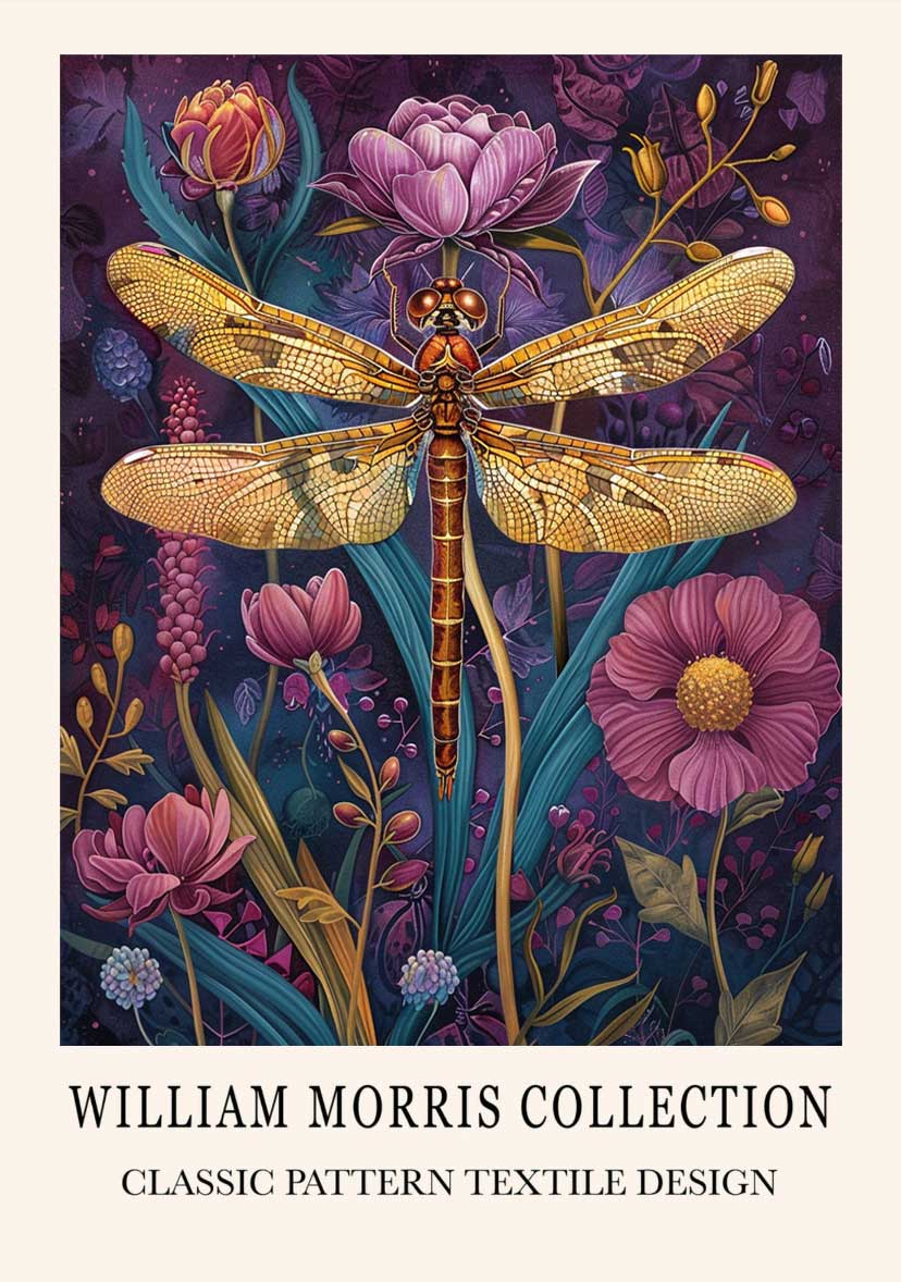 William Morris Golden Dragonfly 95