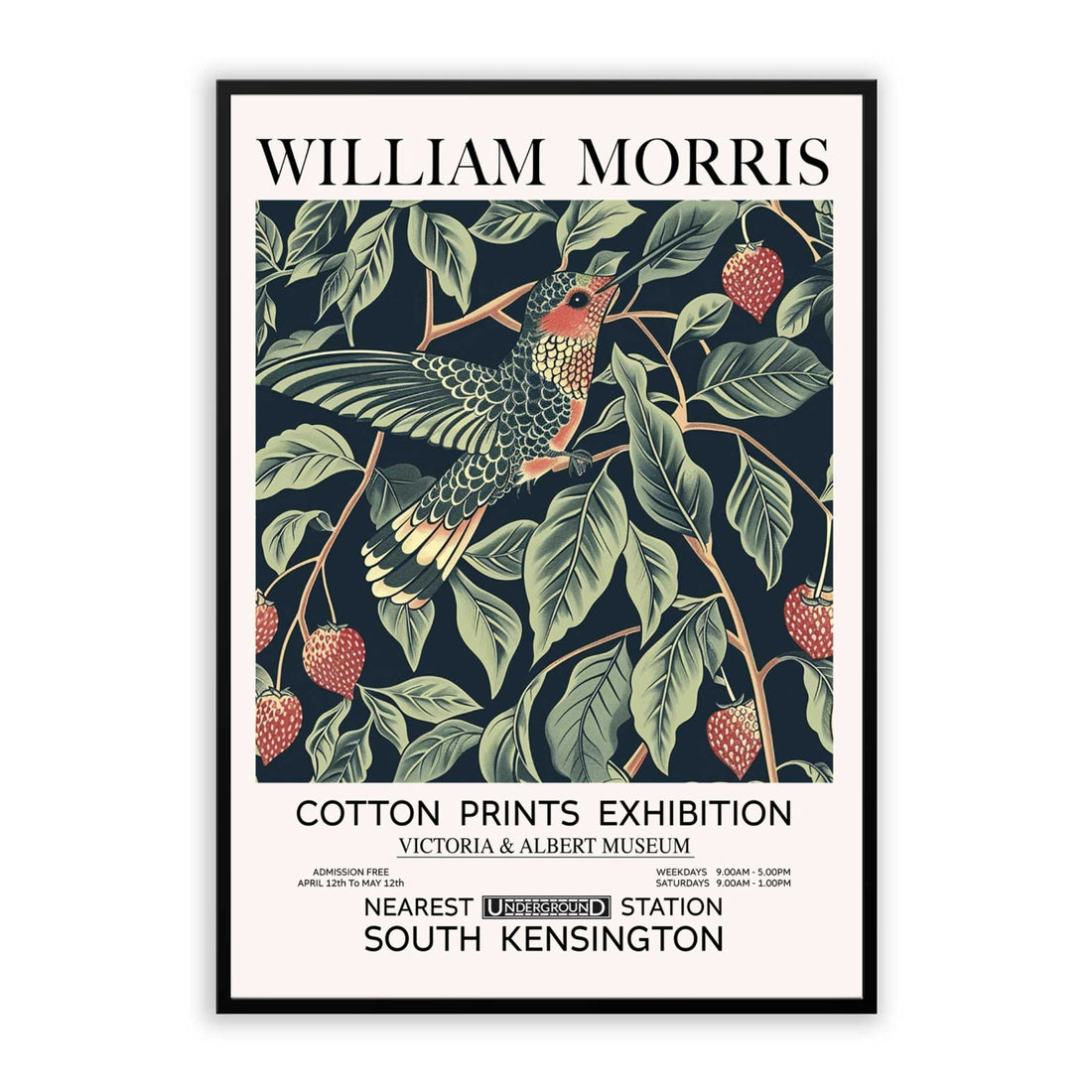 William Morris Humming Bird print