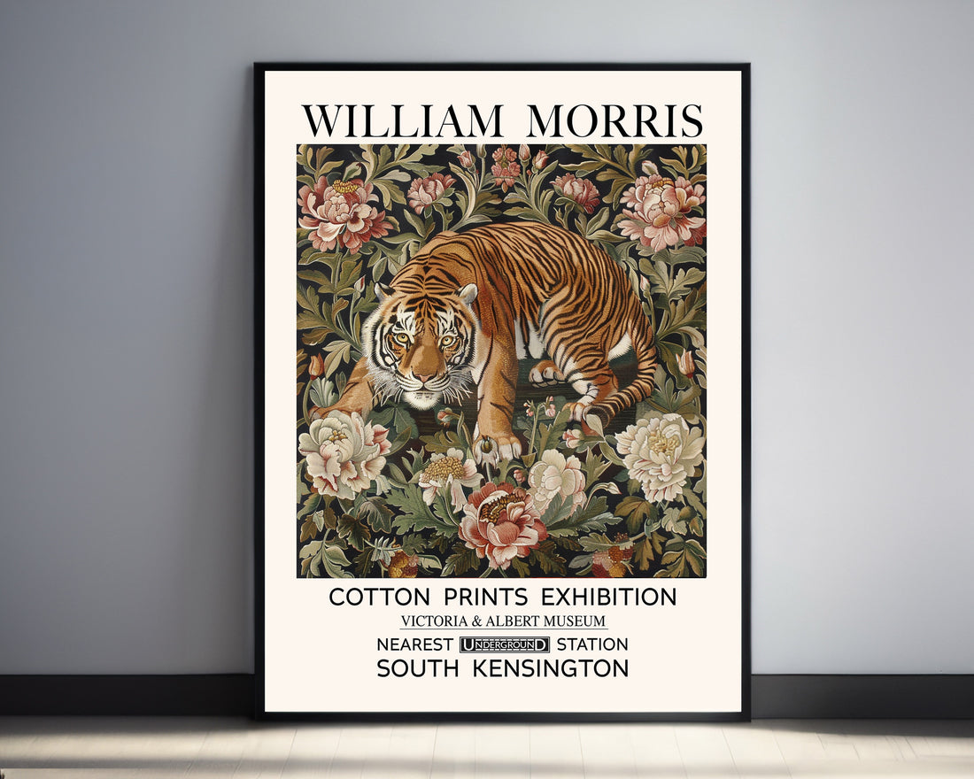 William Morris Tiger & Flowers 5601