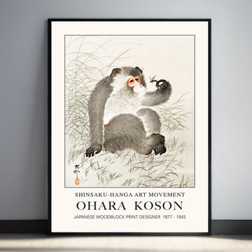 Ohara Kason Exhibition Print - Monkey