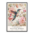 Humming Bird  and Pink Cherry blossom art print for living room