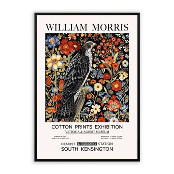 William Morris Falcon And Flowers 501