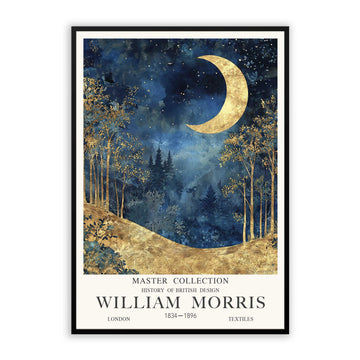 William Morris Golden Crescent Moon 26