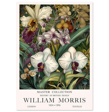William Morris Print - Orchids