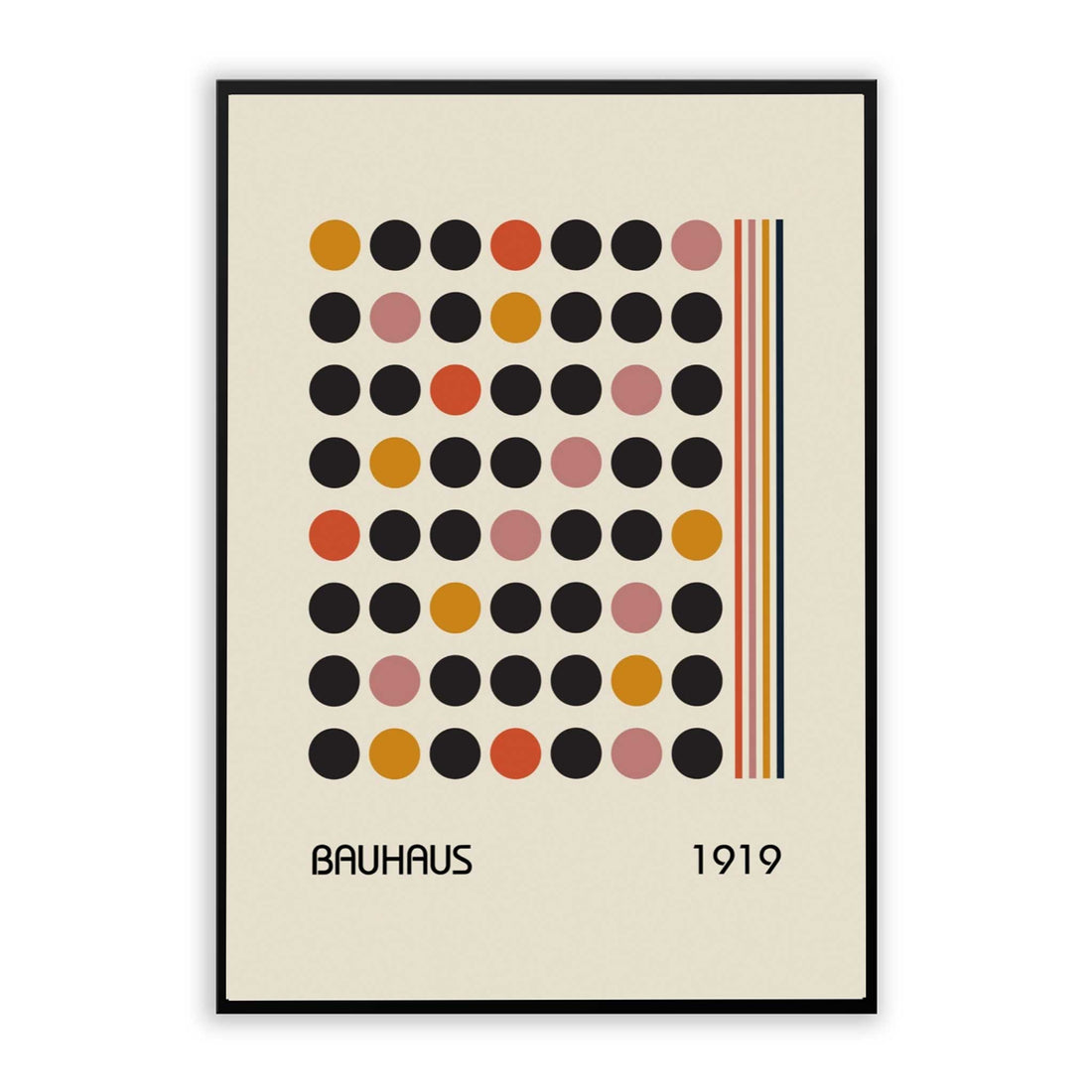 Bauhaus Minimal Design Poster Modern Wall Art