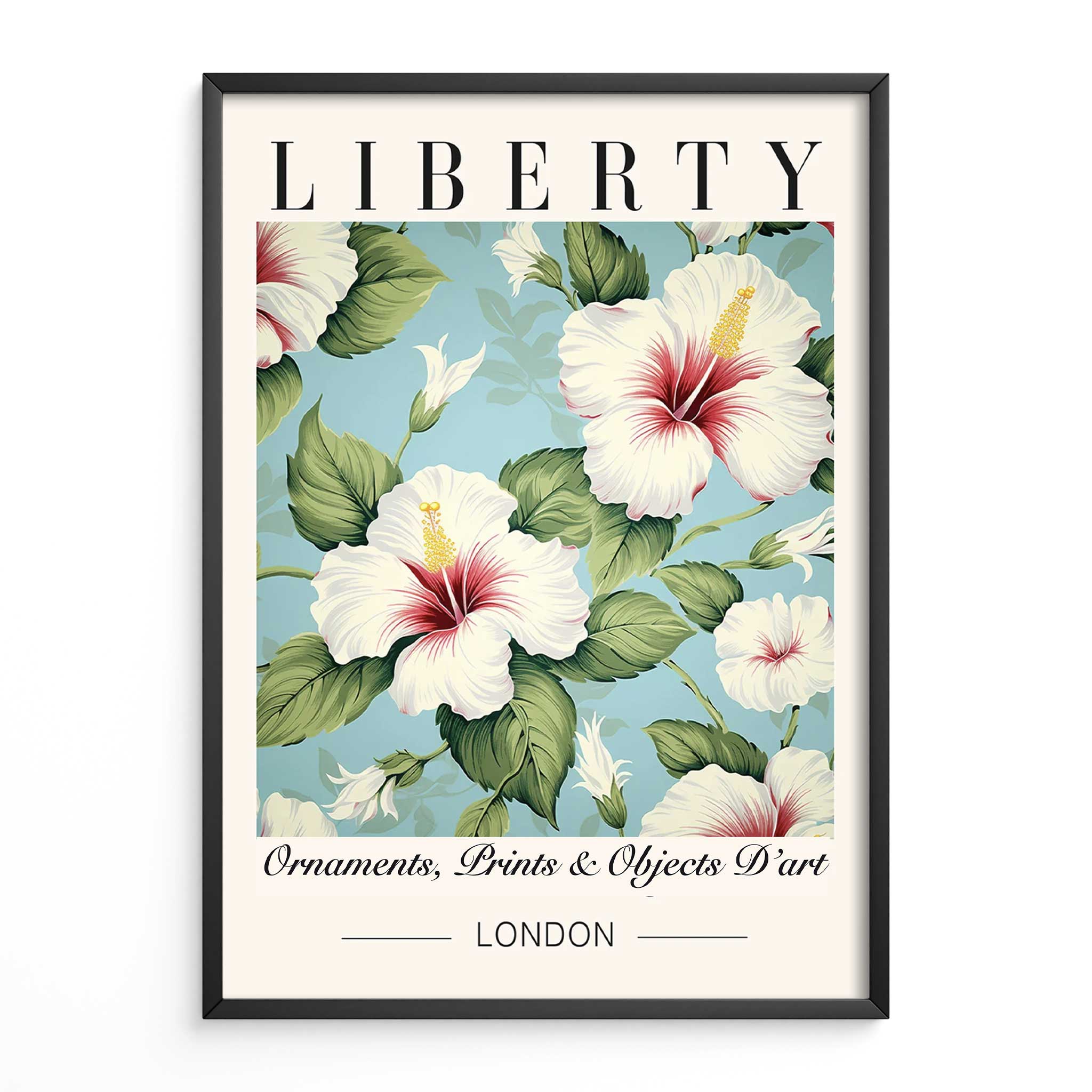 Vintage Flower Print - Hibiscus