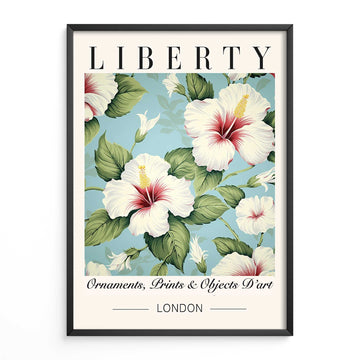 Vintage Flower Print - Hibiscus