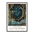 Crescent Moon Wall Art Night Sky Poster