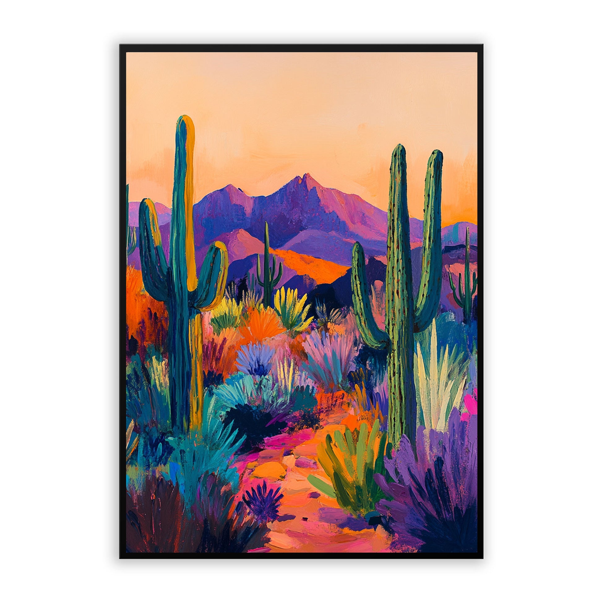 Desert Landscape Painting Southwest Wall Art