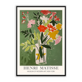Flower Vase Floral Poster in Matisse Style Painting print