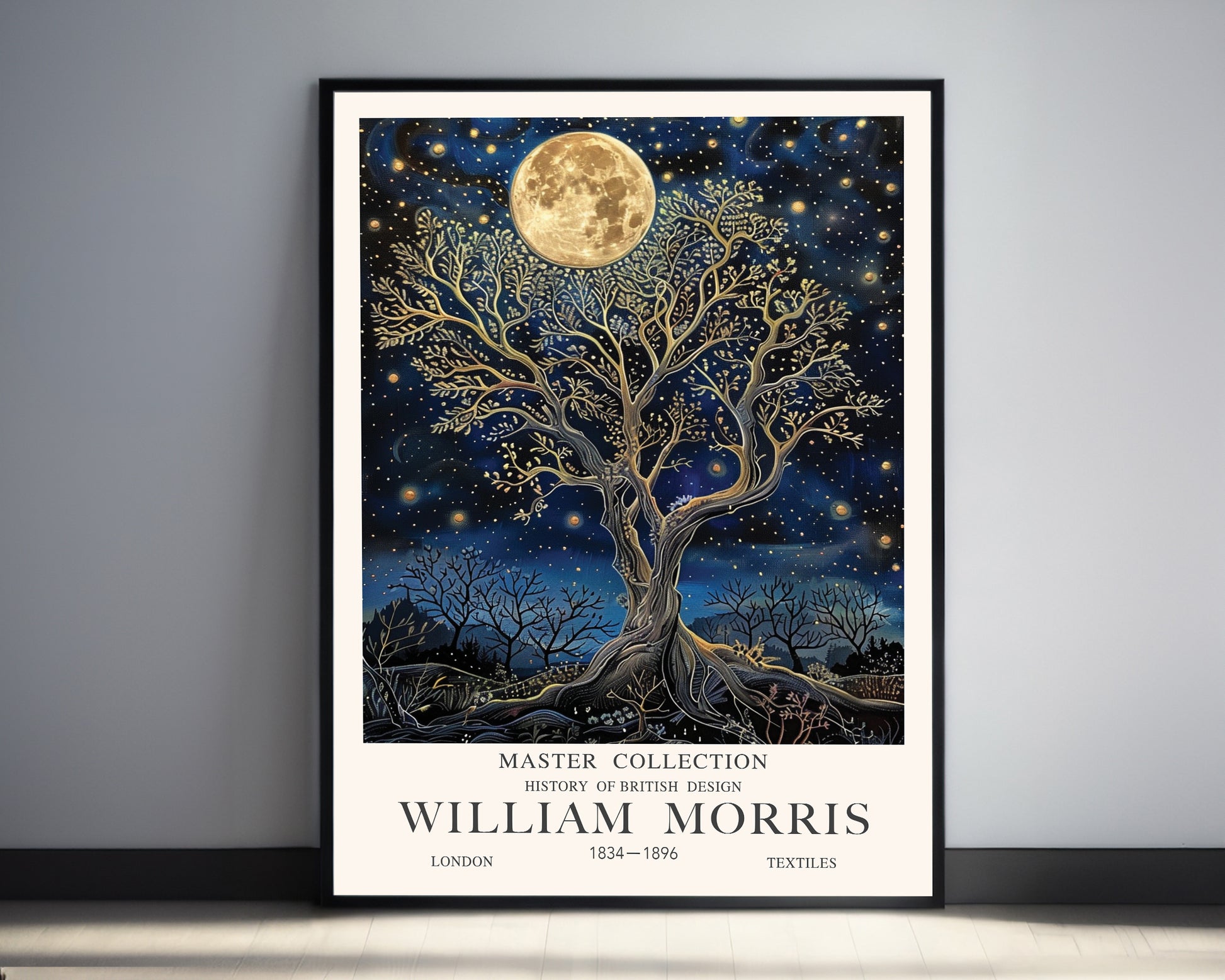 Full Moon Wall Art Celestial Print