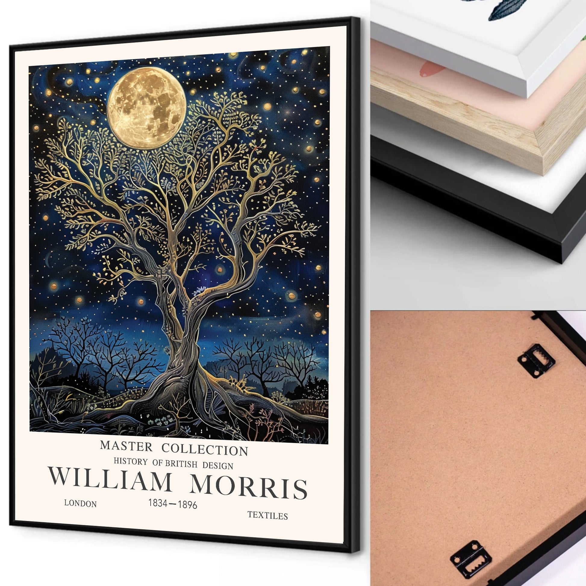 Full Moon Wall Art Celestial Print