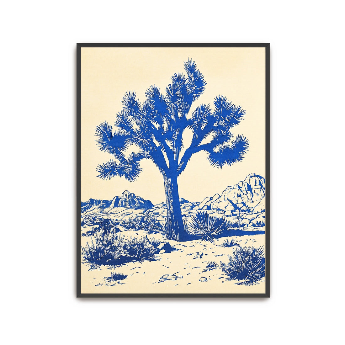 Joshua Tree Landscape Print Desert Wall Art