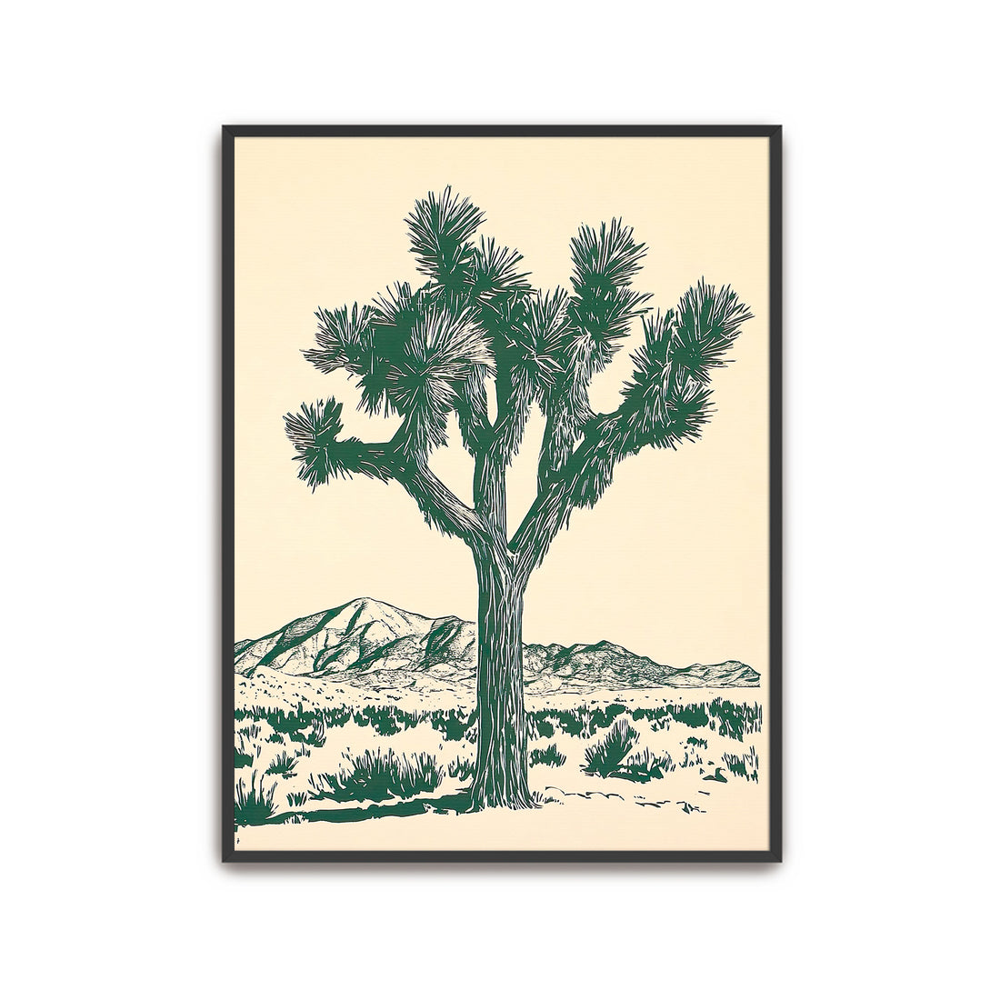 Joshua Tree Poster Desert Wall Art Landscape Print