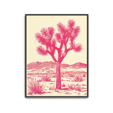 Joshua Tree Print Desert Landscape Wall Art