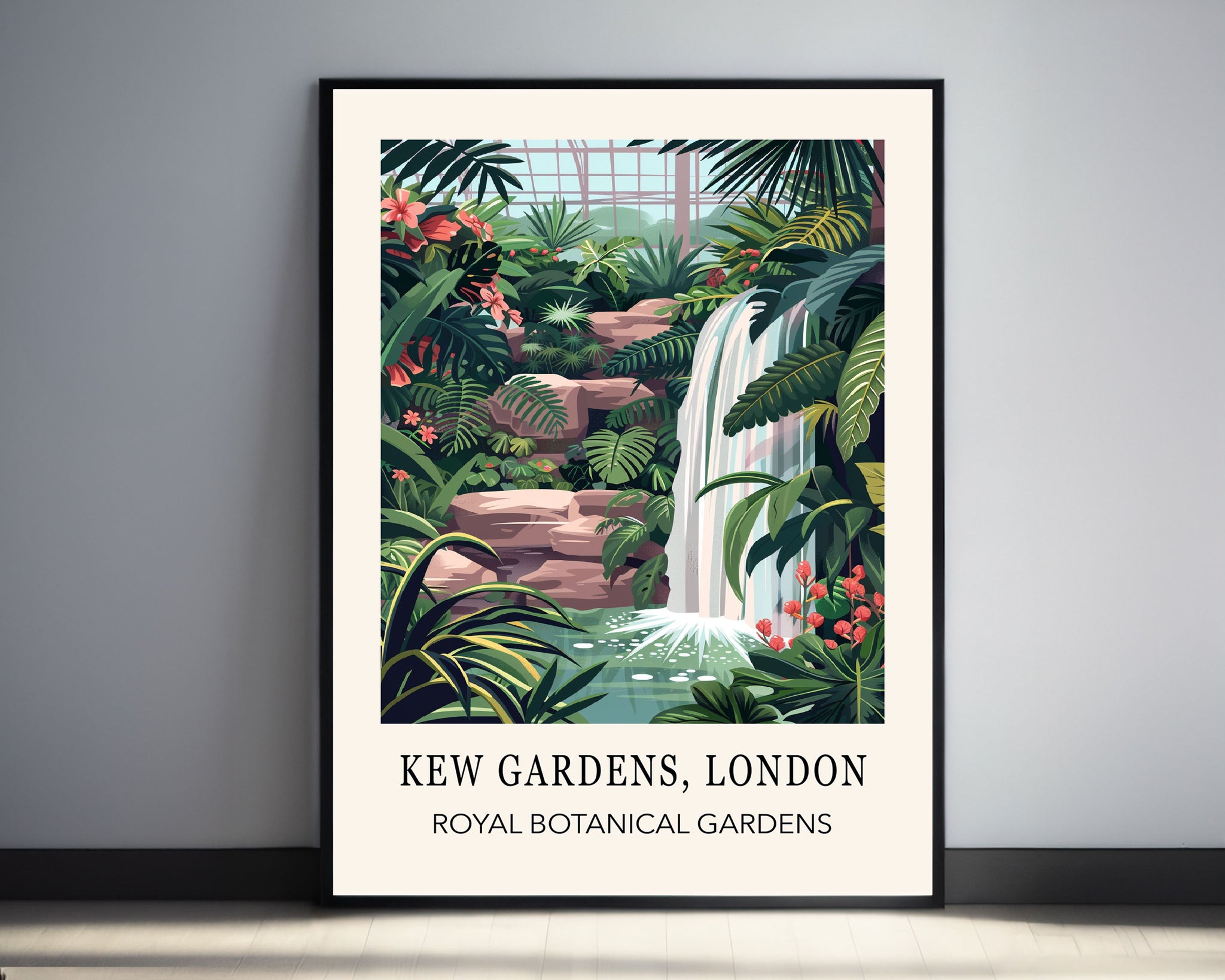 Kew Gardens London Print - The Rock Garden