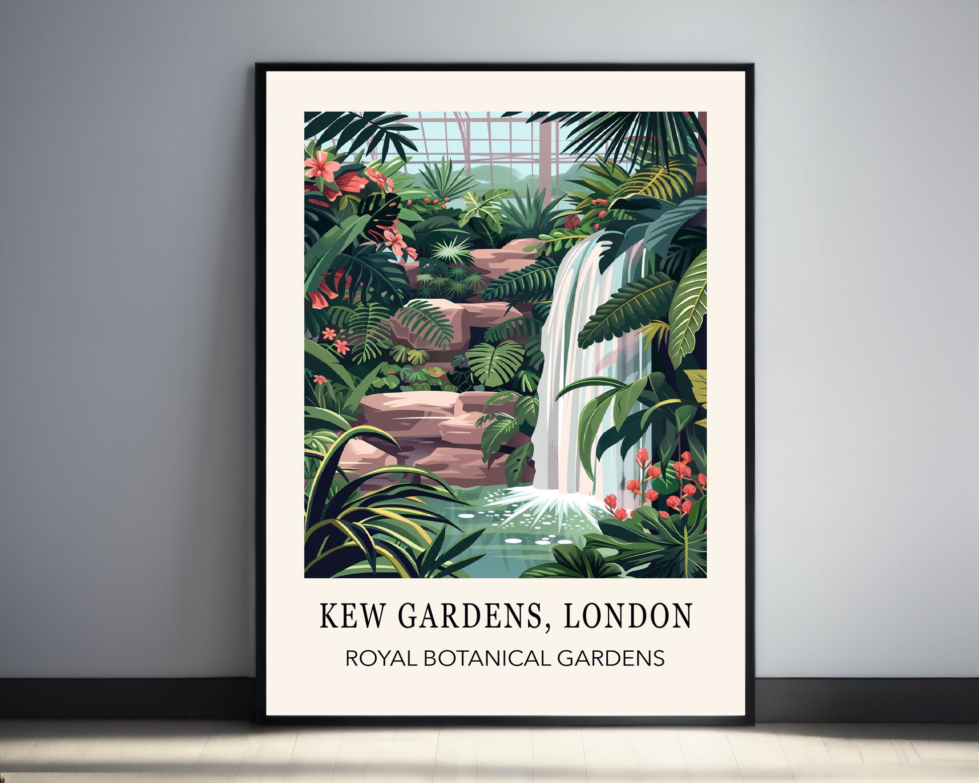 Kew Gardens London Print - The Rock Garden