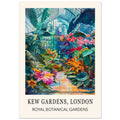Kew Gardens London Wall Art Print - Temperate House, featuring lush greenery and exotic plants.