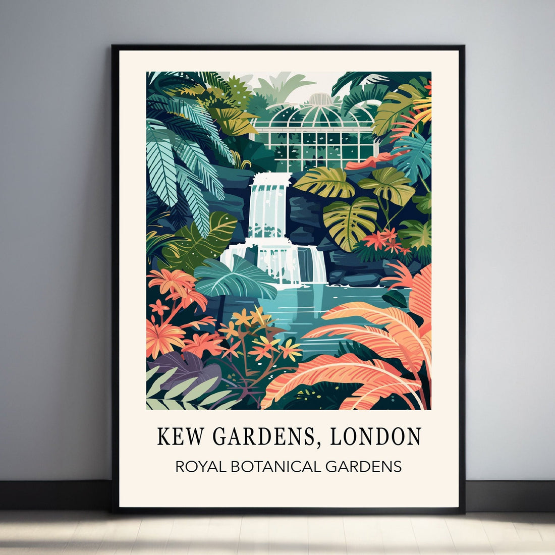 Kew Gardens London Print - Rock Garden