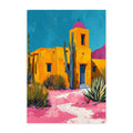 Mid Century Desert Print Southwest Landscape Poster