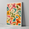 Mid Century Atomic Modern Print&i inspired by classic Atomic Age design. Featuring GEOMETRIC SHAPES and a retro mid century modern aesthetic, this artwork is designed