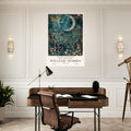 Moon Wall Art Print Night Sky Poster