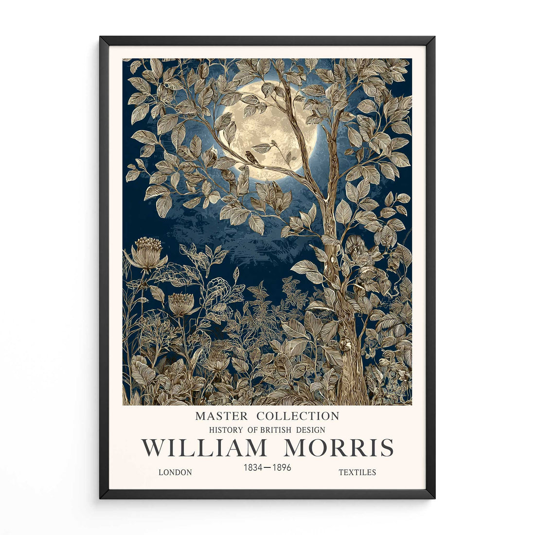 Pewter Moon William Morris Print